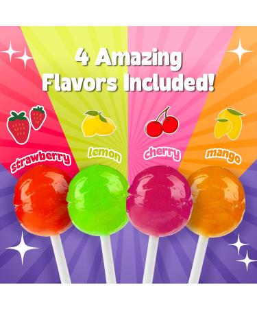 OGUSTO Juicy Lollipops Stand with 108 pops x 10g - Buy Online on GoSupps.com