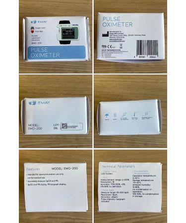 EMAY SleepO2 Pro - Wrist Pulse Oximeter for Overnight Blood Oxygen & Flow Tracking | Get Detailed ODI & AHI Data Report with PC Software | Ideal for Monitoring Sleep Apnea - Buy Online on GoSupps.com