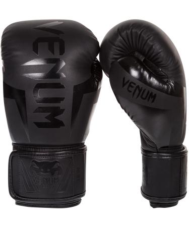 Venum Elite Boxing Gloves Matte/Black 16oz