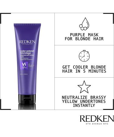 REDKEN Color Extend Blondage Purple Mask - Anti-Brass Hair Treatment - Buy Online on GoSupps.com