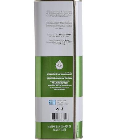 Lyrakis Family Crete Extra Virgin Olive Oil - Classic Cold Pressed 5 Liters (1 Pack) - Premium Quality for Gourmet Cooking - Buy Online on GoSupps.com