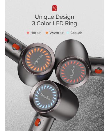 Professional Ionic Hair Dryer 1600W | Fast Drying 200 Million Negative Ions Low Noise Speed Roller Technology - Buy Online on GoSupps.com