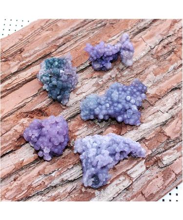 50g Natural Grape Agate Rough Ore Specimen Crystals Stones Crystals Quartz Gemstone Collectables Home Decoration Ornaments ERTEYIN - Buy Online on GoSupps.com