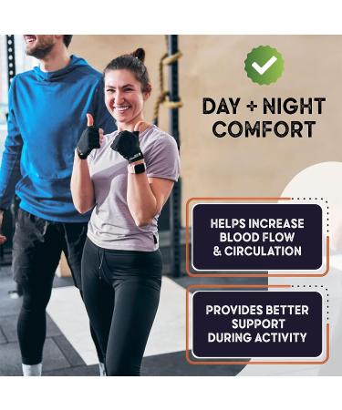 Copper Joe Arthritis Gloves - Compression Gloves for Arthritis Hand Pain Relief - Wrist Support Brace for Men & Women - Large - 1 Pair - Buy Online on GoSupps.com