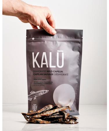KAL Non-GMO Dehydrated Wild Capelin Fish Treats for Dogs and Cats Single Ingredient Made in Canada - Buy Online on GoSupps.com