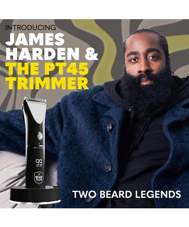 The Beard Club PT45 Trimmer Deluxe Kit - Premium Beard Grooming Set with Cordless Trimmer, Straight Edge Razor, Shampoo, Brush, Comb, and Sandalwood Balm - Buy Online on GoSupps.com
