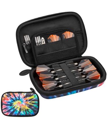 Casemaster Sentinel 6 Dart Case, Holds Extra Accessories, Tips, Shafts and Flights, Compatible with Steel Tip and Soft Tip Darts, Impact & Water Resistant Tactech Shell, Tie Dye - Buy Online on GoSupps.com