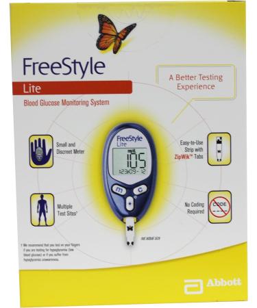 Freestyle Freedom Light Meter with Case - Essential Diabetes Testing Kit - Buy Online on GoSupps.com