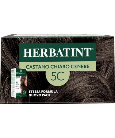  Herbatint Herbatint Permanent Hair Color Gel 5C Light Ash Brown - 170 ml | Ammonia-Free 100% Gray Coverage | For Sensitive Skin with 8 Natural Organic Extracts - Buy Online on GoSupps.com