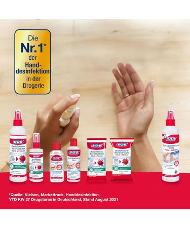 SOS Disinfection Towels - Biodegradable Eliminate 99.99% Bacteria & Viruses | 25 x 10 Pack - Buy Online on GoSupps.com