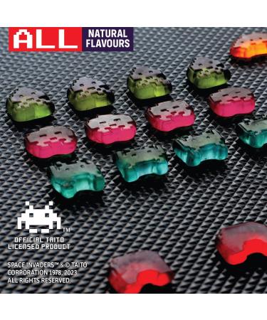 Powerbears Space Invaders Gummy Bear Gift Box - 20% Fruit Juice Vitamins 6 Fruity Flavors (250g) - Perfect International Treat - Buy Online on GoSupps.com