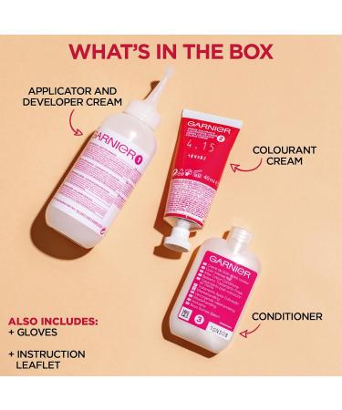 Garnier Color Sensation 4.15 Icy Chestnut Brown Hair Dye - Permanent Color - Buy Online on GoSupps.com