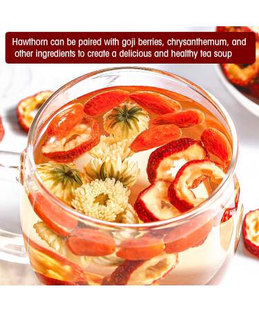 Premium Dried Hawthorn Fruit Tea Hawthorn Slices 8.46oz/240g Seedless Hawthorn Tea Infusion Smoothie Natural Dried Fruit Slices No Addition  - Buy Online on GoSupps.com