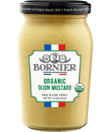 BORNIER Original Organic Dijon Mustard, 7.4 Ounce
