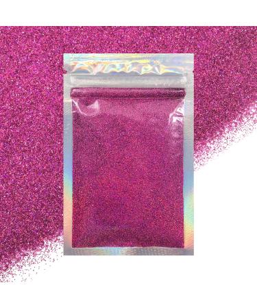 Electric Bliss Beauty - Chunky Biodegradable Glitter for Festivals Crafts Cosmetics - Eco Friendly Body Glitter for Hair Nails Face & More (Fuchsia)