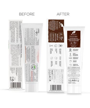 Dr. Organic Coconut Oil Whitening Toothpaste - 100ml | Natural Teeth Whitening & Fresh Breath | International Shipping Available - Buy Online on GoSupps.com