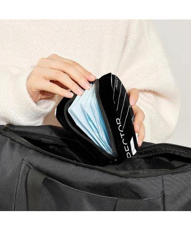 Black Movie Clapboard Sanitary Napkin Storage Bag - Portable Period Bag for Women and Teen Girls - Multi-colored - 1Pcs - Buy Online on GoSupps.com