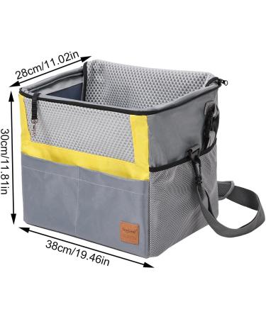 Pet Basket Pannier Pet Carrier Waterproof Double-Head Zipper Dog Cat Carrier Cargo Baskets with Multiple Pockets - Buy Online on GoSupps.com