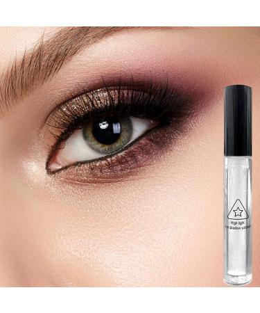 Liquid Eyeshadow Eye Shadow - Liquid Eyeshadow Multi-Dimensional Long-Lasting Holographic Multichrome Eyeshadows Makeup Sritob 01# White Moonlight - Buy Online on GoSupps.com