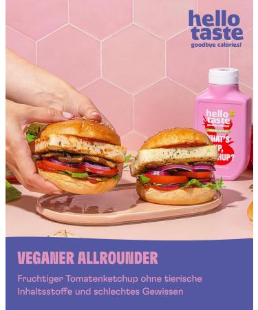 Hallot Button Sauce - Low Carb Sugar-Free Vegan Gluten-Free Ketchup - Perfect Grill Accessory (300ml) - Buy Online on GoSupps.com