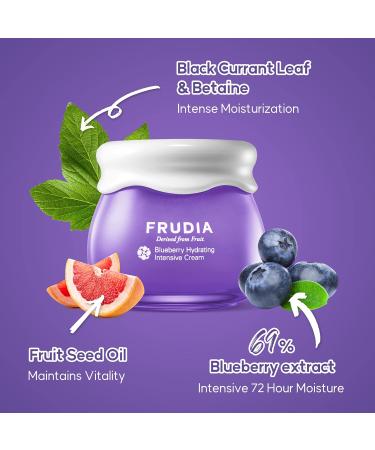 FRUDIA WELCOS Blueberry Hydrating Intensive Cream - Vegan Facial Moisturizer with Blueberry Extract | Korean Skin Care (1.85 fl oz - Buy Online on GoSupps.com