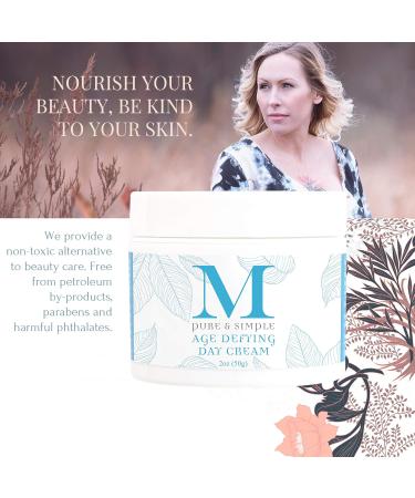 Martine Anti-Aging Wrinkle Cream - Day Use Makeup Friendly Organic Coconut & Sunflower Oil - 2 oz - Buy Online on GoSupps.com