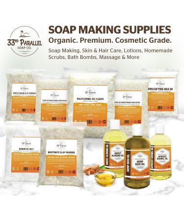 Organic Hemp Seed Oil (32 oz) Premium Cold Pressed Unrefined | 100% Pure Hemp Seed Oil for Skin Face Hair Soap Making Massage | Carrier for Essential Oils | Available in Bulk | 32 FL OZ - Buy Online on GoSupps.com