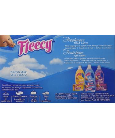 Fleecy Fresh Air Dryer Sheets 40 Count Fresh Air 1 count (Pack of 40) - Buy Online on GoSupps.com