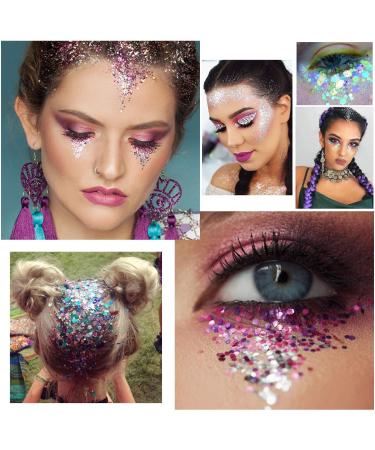 Howaf 12-Box Glitter Set for Nails Face & Body - Premium Makeup Glitter for Art Festivals & Halloween Decor - Buy Online on GoSupps.com