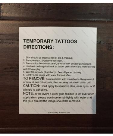 Sissy Temporary Tattoo Set - Pack of 10 | Fun and Stylish Designs | Easy to Apply - Buy Online on GoSupps.com