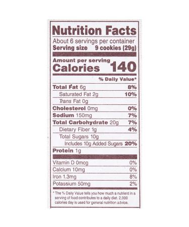 Back To Nature Non-GMO Mini Classic Creme Cookies 6 Ounce Cocoa Classic - Pack of 1 - Buy Online on GoSupps.com