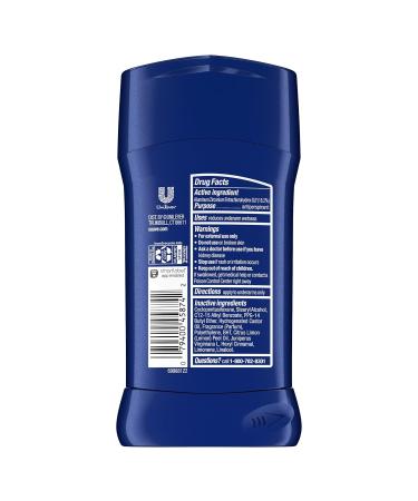 Suave Antiperspirant for Men Active Sport Invisible Solid Antiperspirant Stick 48H Sweat & Odor Protection Moisturizing Formula Scented 2.7 Oz (Pack of 2) - Buy Online on GoSupps.com