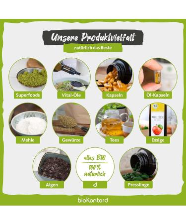 Organic Ginger Capsules - 180 Vegan Capsules | Additive-Free Ginger Powder | Made in Germany | Biocontor - Buy Online on GoSupps.com