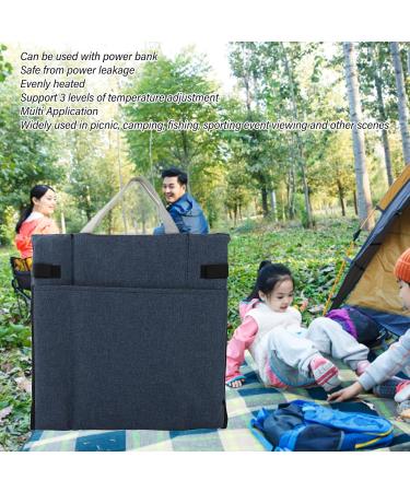 Creahappy Folding Heating Pad - Portable Heating Seat Cushion with 3 Temperature Levels for Camping & Fishing - Buy Online on GoSupps.com