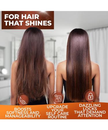 Moroccan Argan Oil Shampoo - Sulfate Free Hydrating Anti-Frizz Care for All Hair Types | Deep Moisturizing Treatment for Color Treated & Damaged Hair - Buy Online on GoSupps.com