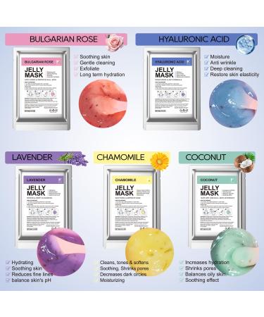 Professional Jelly Masks for Facials - Peel Off Skincare Kits for Hydrating & Nourishing | Shop Now - Buy Online on GoSupps.com
