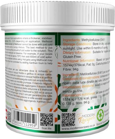 Special Ingredients Methocel Methylcellulose 100g - Premium Quality Vegan Food Grade Non-GMO - Gluten Free | Recyclable Container - Pack of 1 - Buy Online on GoSupps.com