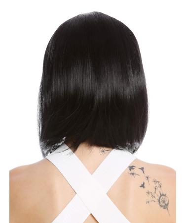 WIG ME UP YZF-4356-1 Long Bob Wig - Shoulder Length Straight Black Ladies Wig with Middle Parting - Buy Internationally - Buy Online on GoSupps.com