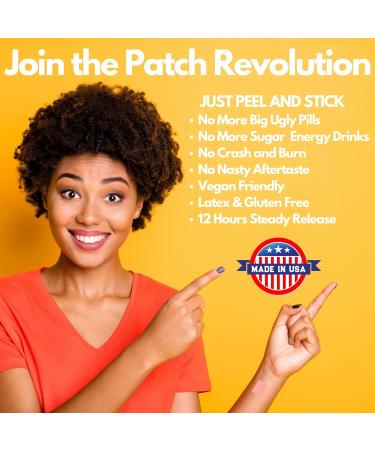 Red Energy & Endurance Patch - Natural USA-Made Energy Booster - 30 Patches for Optimal Performance - Buy Online on GoSupps.com
