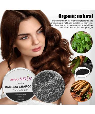  Lambo organic shampoo | hair darkening shampoo 65g shampoo detoxifies scalp activated charcoal shampoo for men women kids more - Buy Online on GoSupps.com
