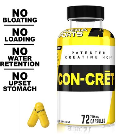 ProMera Sports Con-Cret Capsules - 72 Count | Pure Creatine for Enhanced Performance - Buy Online on GoSupps.com