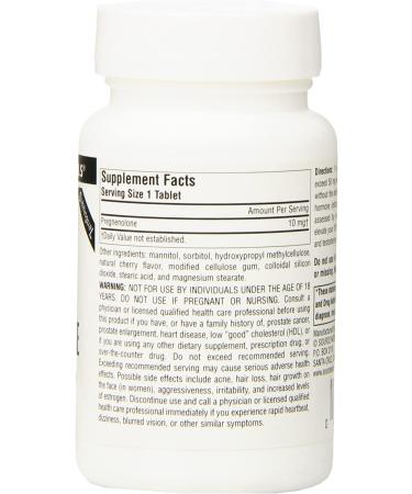 Source Naturals Pregnenolone 10 mg Cherry Lozenges - 120 ct | Boost Hormone Balance - Buy Online on GoSupps.com