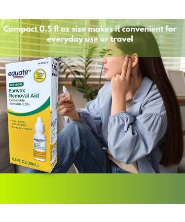 Earwax Removal Aid with Carbamide Peroxide 6.5%- Ear Drops 0.5 fl oz (Pack of 1) - Buy Online on GoSupps.com