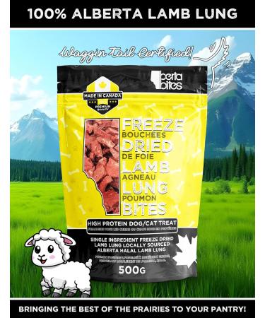 Berta Bites Freeze Dried Halal Lamb Lung - Buy Online on GoSupps.com