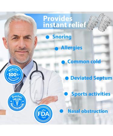 EaseBreath Snore Stopper Nose Vents Set of 4 | Anti Snoring Device for Men and Women | Nasal Dilator | No Side Effects | Multiple Sizes - Buy Online on GoSupps.com