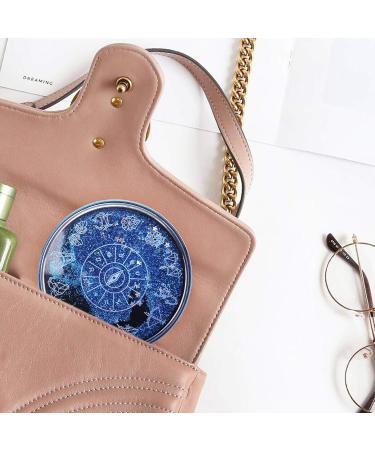 Griwiuiowe Cute Fashion Lens Case - Portable Glitter Luxury Bling Stars Eye Care Set (Blue) | International Shipping Available - Buy Online on GoSupps.com