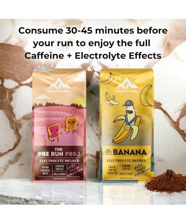 Long Run Coffee - The Technical Trail Light Roast | Electrolyte Infused Coffee for Runners | Keto Hydration | 12 Oz Ground Coffee - Buy Online on GoSupps.com
