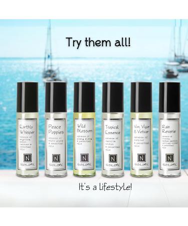 Vim Vigor & Vetiver Roll-on Perfume with Vetiver Essential Oil Alcohol-Free All-Natural Organic Long-Lasting Fragrance - Travel-Size Perfume for Women - TSA Approved 0.33 oz / 10 ml - Buy Online on GoSupps.com
