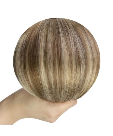 Youngsee Real Hair Balayage Extensions - 55cm Brown & Blonde Wefts | Double Brown Weaving | 100g #2/6/24 - Buy Online on GoSupps.com