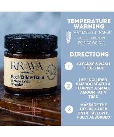 Beef Tallow for Skin Beef Tallow for Face Whipped Tallow Balm Beef Tallow Moisturizer - Tallow Face Moisturizer Tallow Cream | 100% Grass Fed Lavender 2 oz Lavender 2 Ounce (Pack of 1) - Buy Online on GoSupps.com